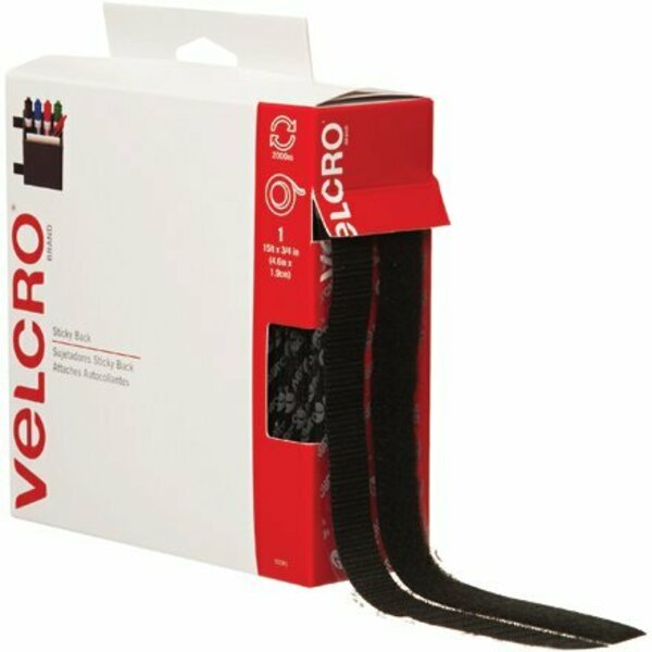 Bsc Preferred 3/4'' x 15' - Black VELCRO Brand Tape - Combo Packs S-5750